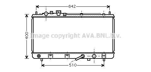 AVA QUALITY COOLING Радиатор, охлаждение двигателя MZ2168